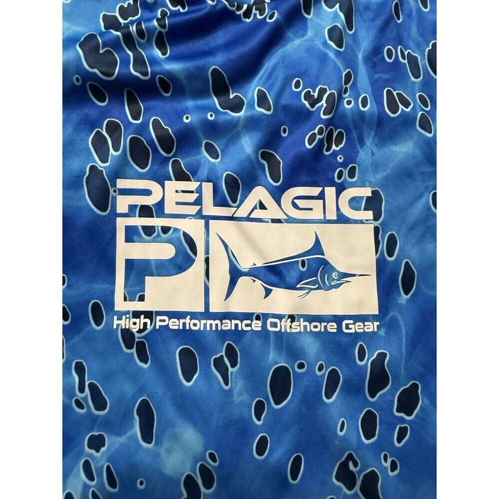 Pelagic VaporTek Blue Fishing Performance Shirt Youth Large Offshore Gear NWT - Picture 4 of 7